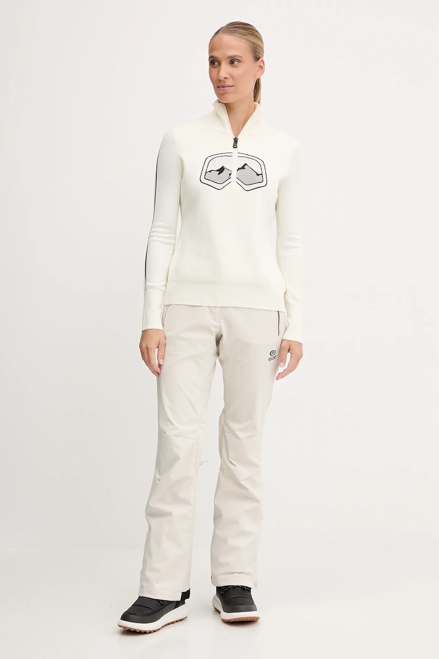 Πουλόβερ με προσθήκη μαλλιού BOGNER Fire+Ice AZRA χρώμα: μπεζ, 84538499 φωτογραφία