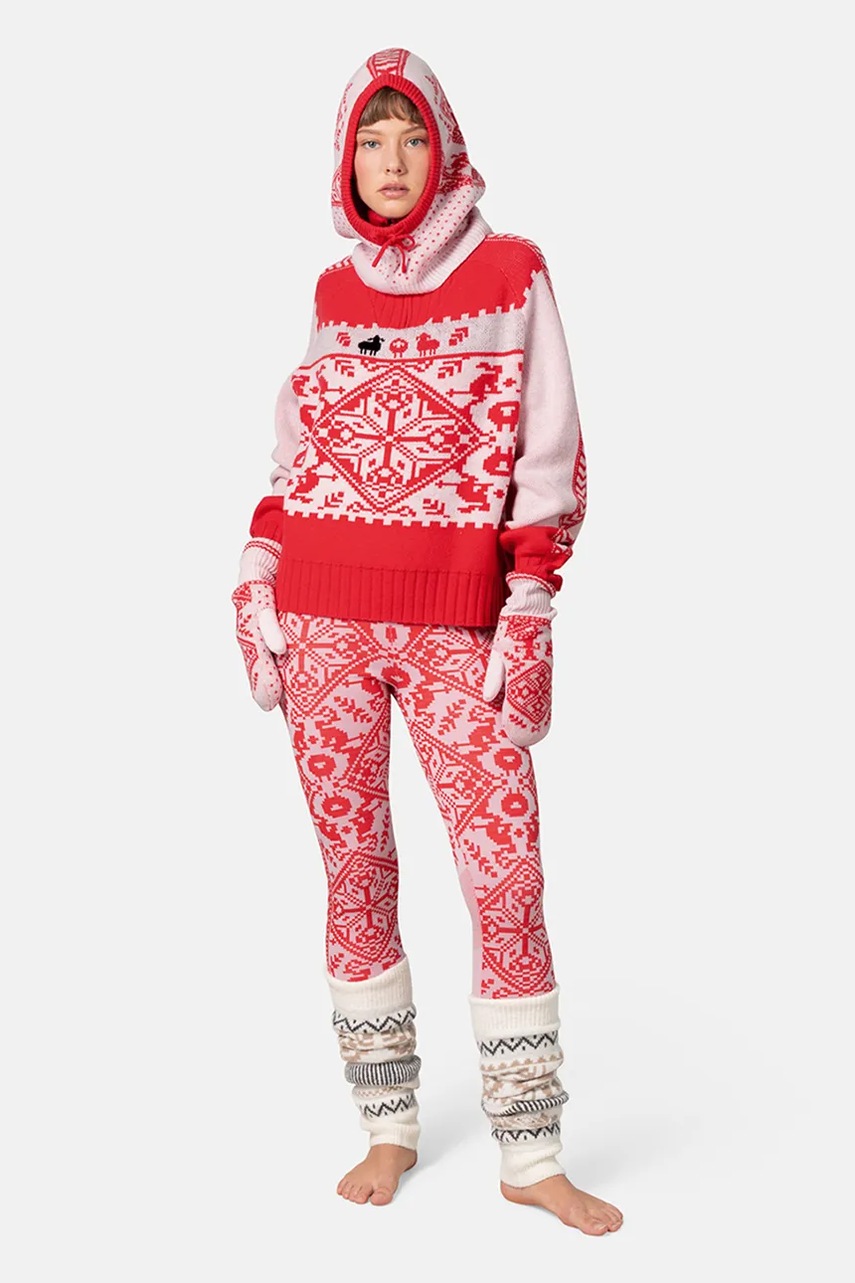 Πουλόβερ με προσθήκη μαλλιού Kari Traa SAGA χρώμα: ροζ, 623841 φωτογραφία