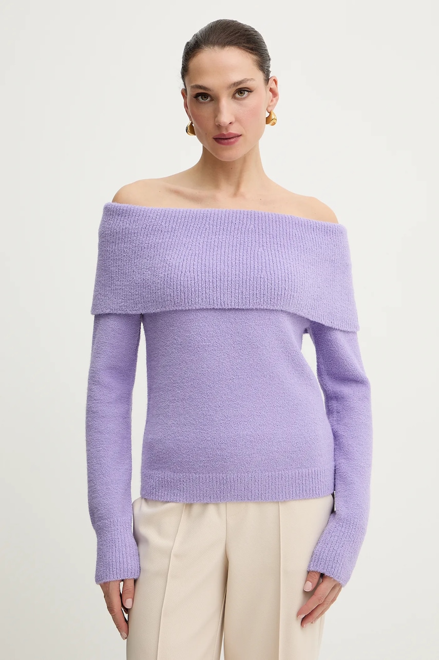 Morgan pulover culoarea violet, MBOGO