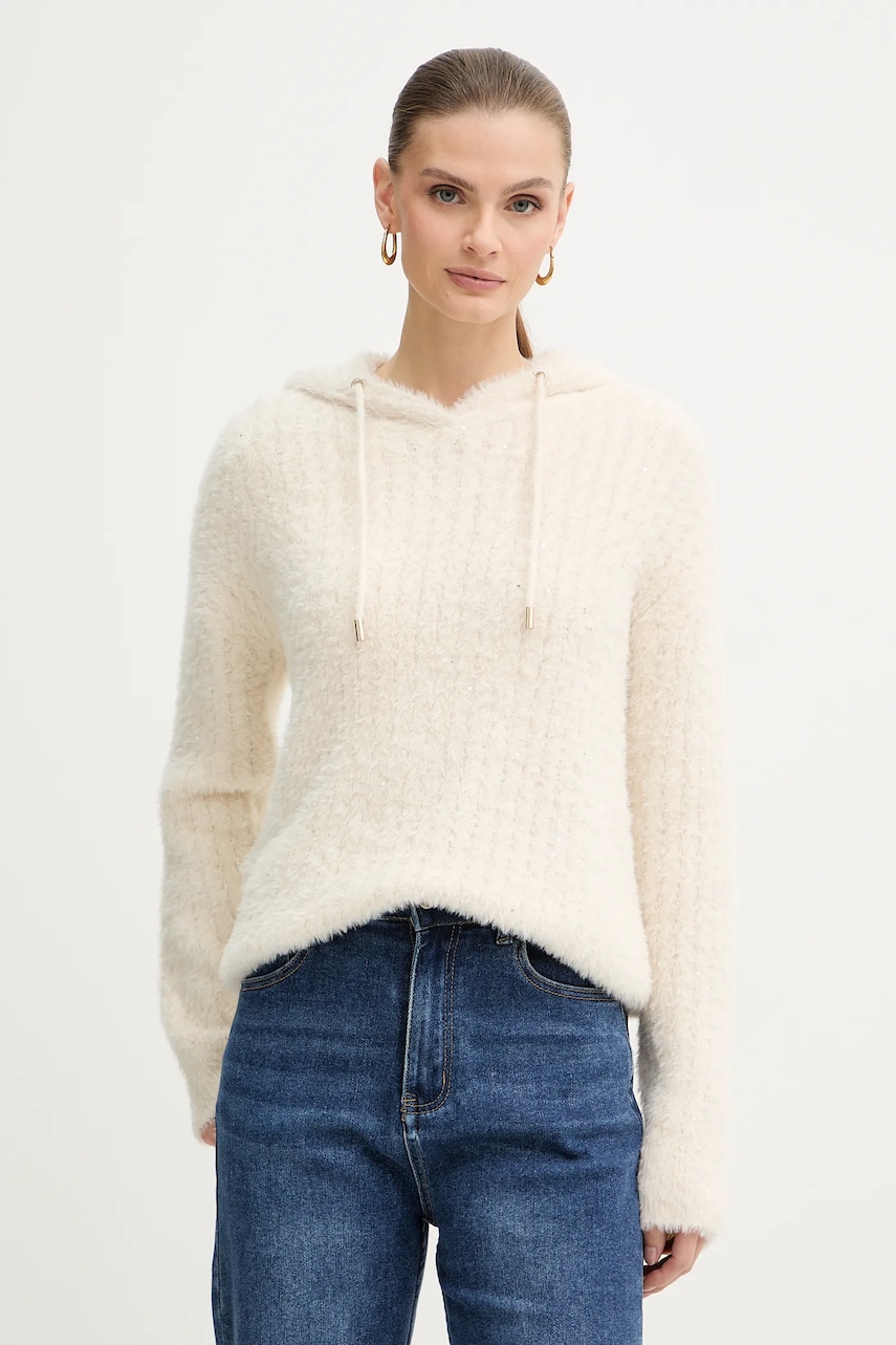 Morgan pulover culoarea bej, MCOCO