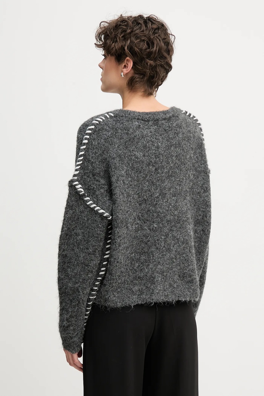 Svetr z vlněné směsi Sandro Ferrone (obrázek 3)