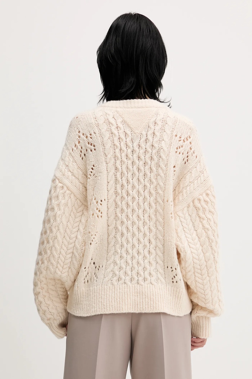 Kardigan s příměsí vlny Tommy Jeans