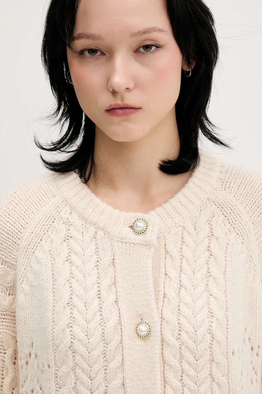 Kardigan s příměsí vlny Tommy Jeans