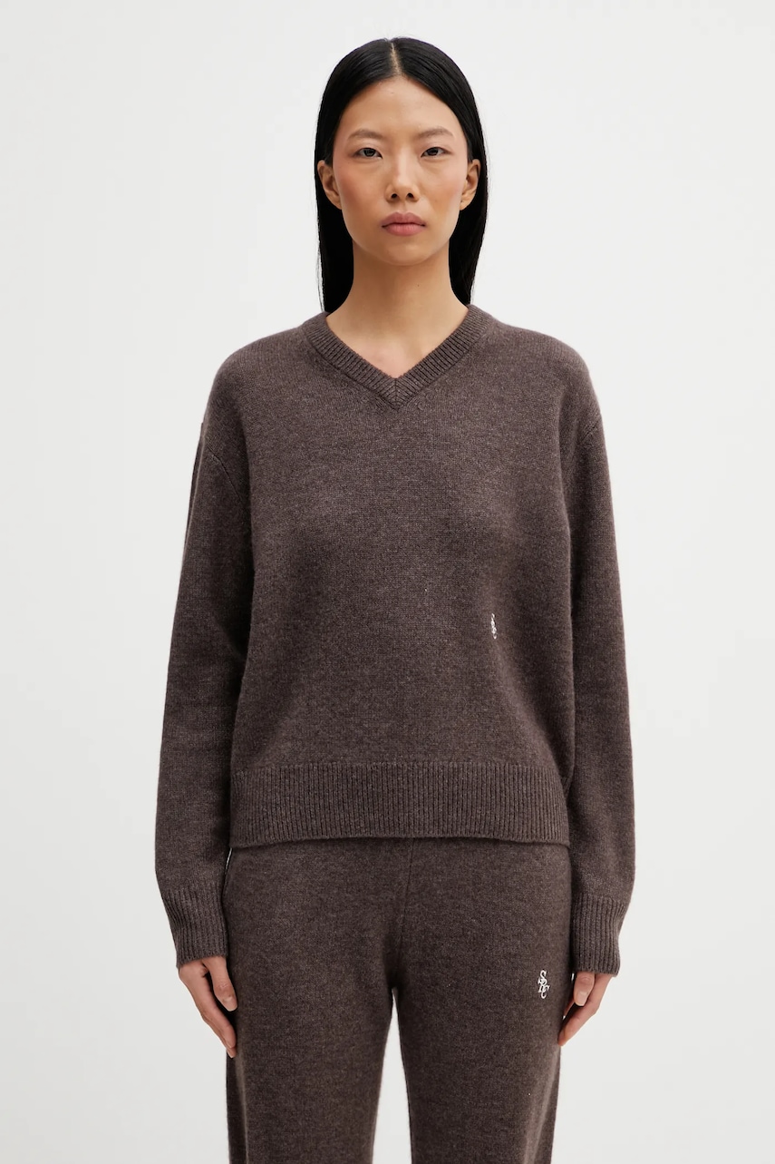 Sporty & Rich sweter wełniany SRC Cashmere