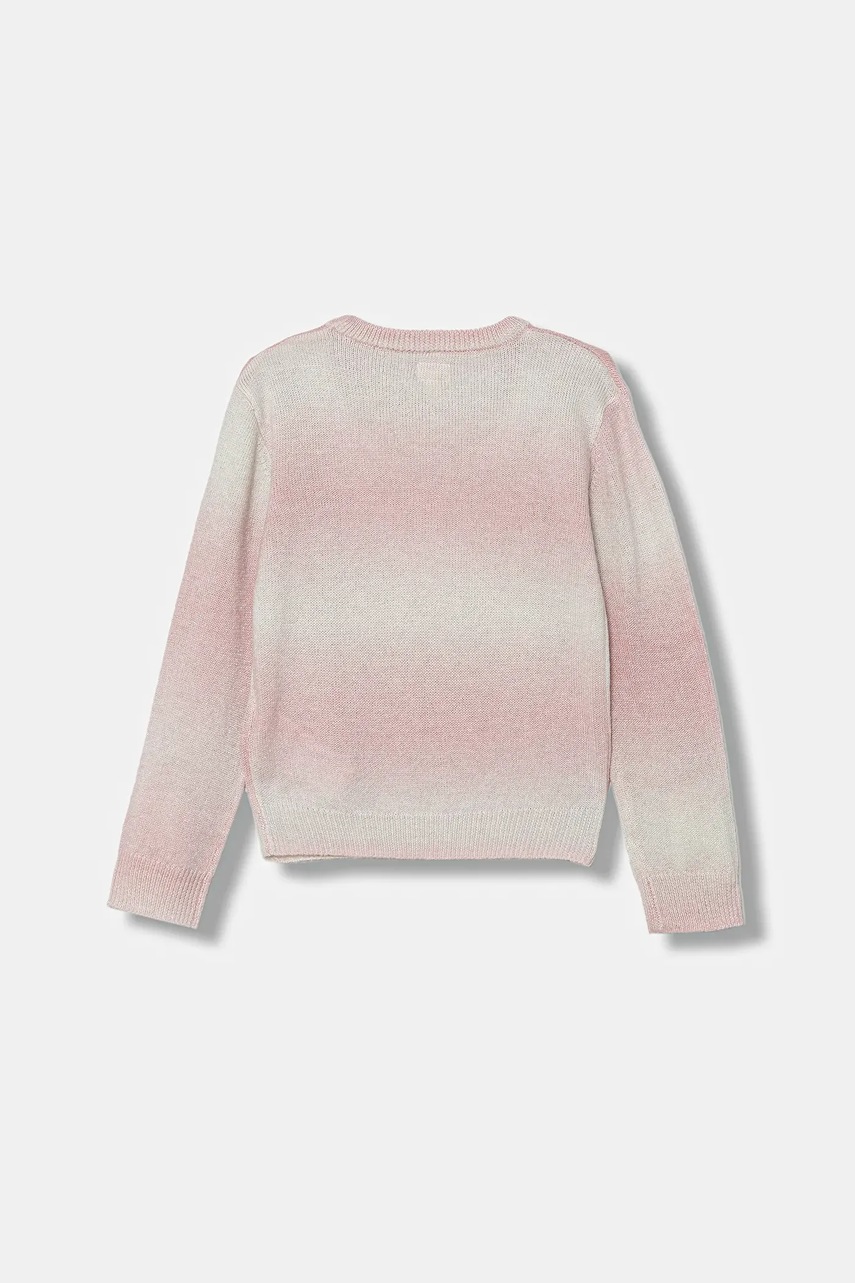 Детский свитер с примесью шерсти Guess цвет розовый лёгкий K5YR07 Z3OQ0