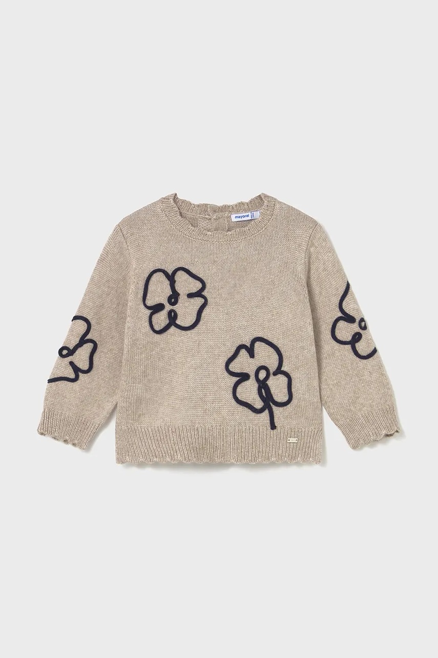 Свитер для младенцев Mayoral цвет бежевый лёгкий 2355
