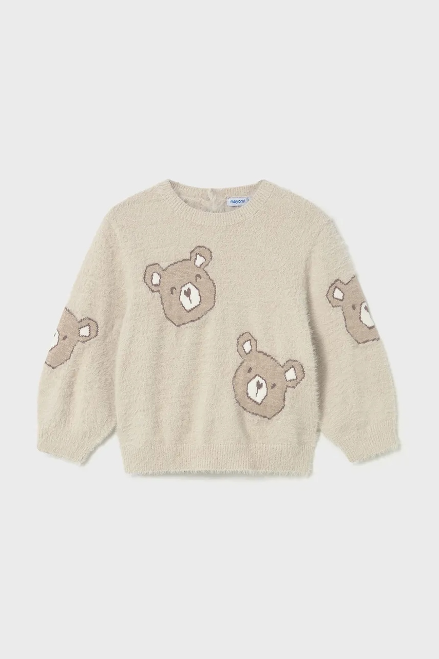 Mayoral pulover copii culoarea alb, light, 2356 Mayoral pulover copii culoarea alb, light, 2356