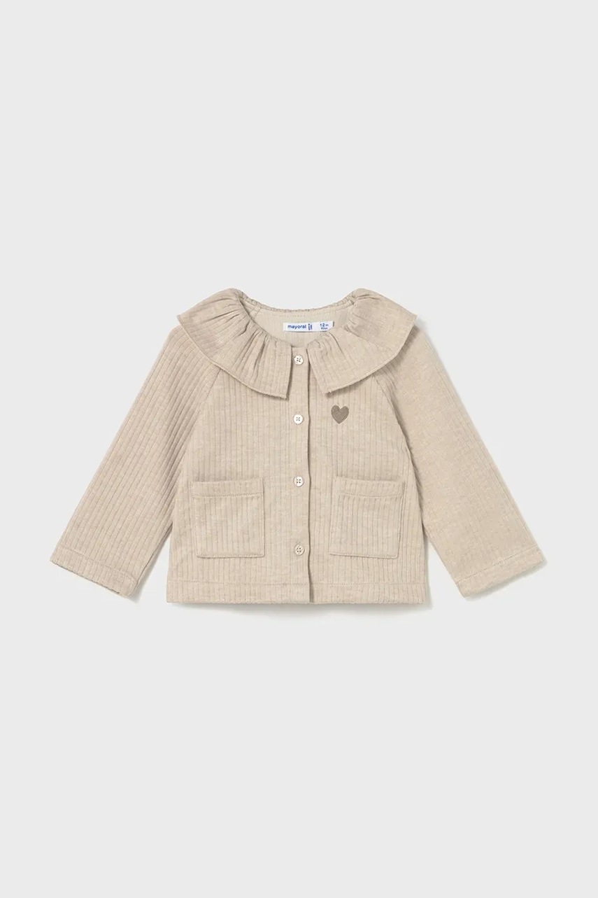Детский кардиган Mayoral цвет бежевый лёгкий 2431