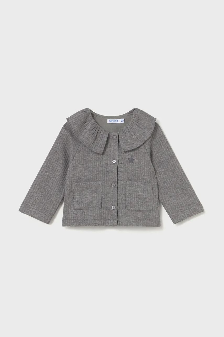 Детский кардиган Mayoral цвет серый лёгкий 2431