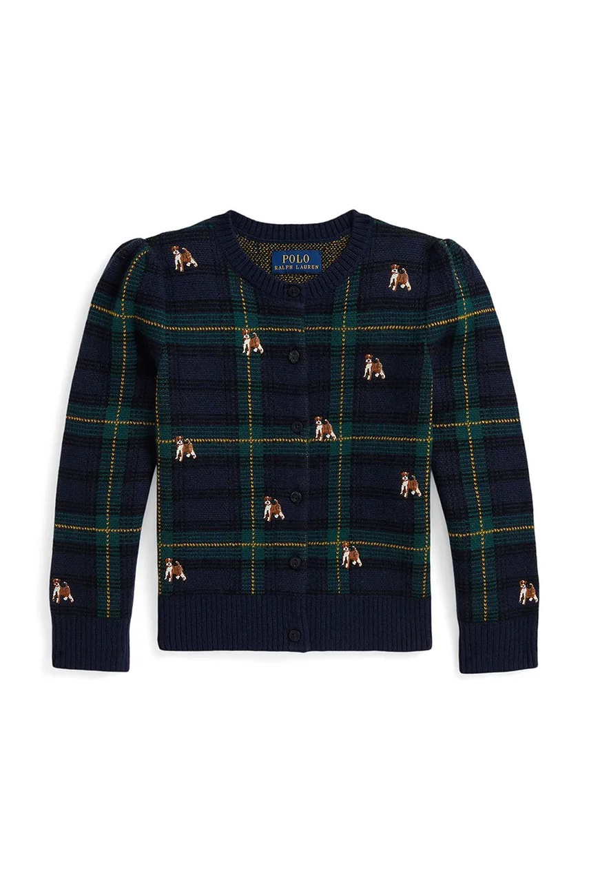 Детский шерстяной свитер Polo Ralph Lauren цвет синий 312978877001 Детский шерстяной свитер Polo Ralph Lauren цвет синий 312978877001