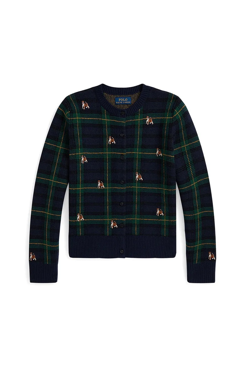 Детский шерстяной свитер Polo Ralph Lauren цвет синий 313978877001 Детский шерстяной свитер Polo Ralph Lauren цвет синий 313978877001