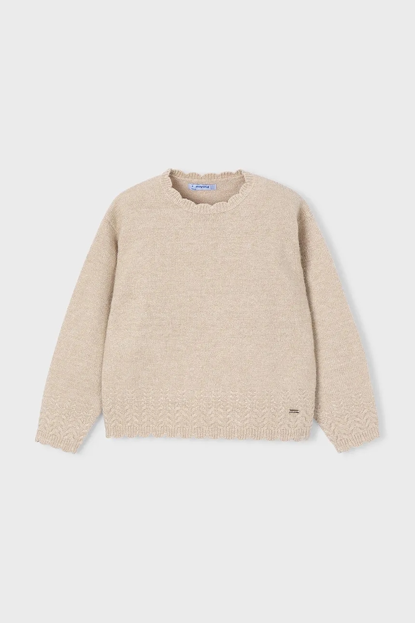 Mayoral pulover copii culoarea bej, light, 4302