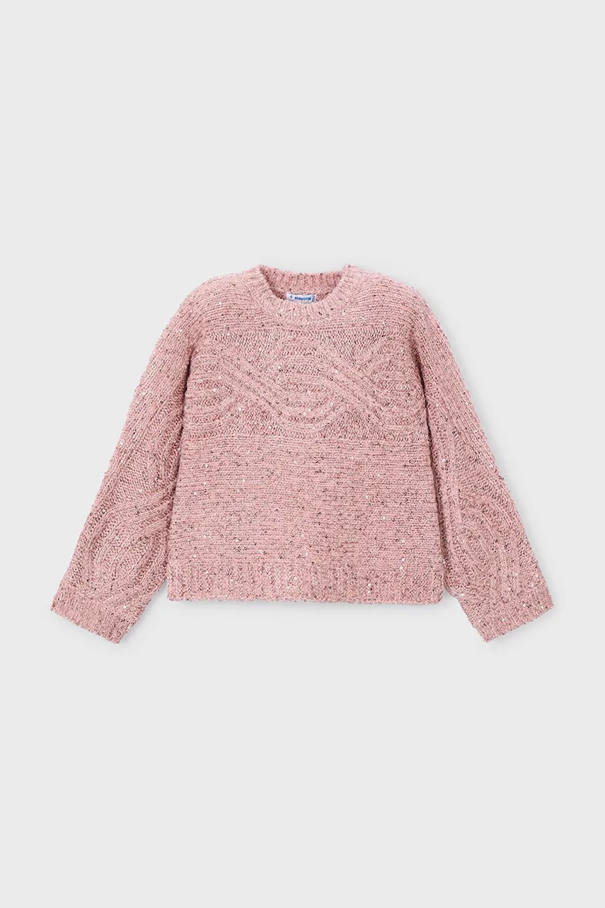 Mayoral pulover copii culoarea roz, 4306