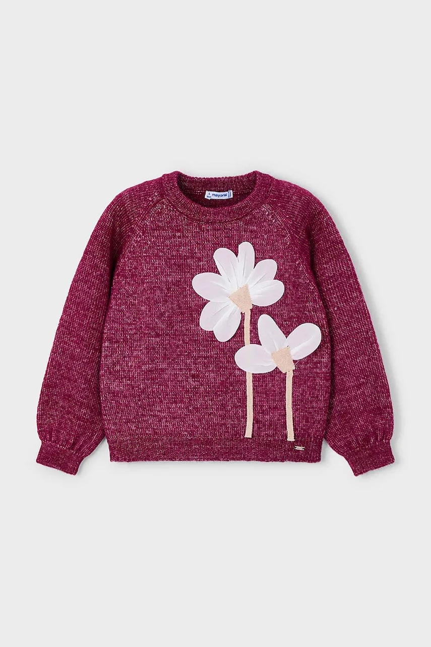 Mayoral pulover copii culoarea rosu, light, 4308 Mayoral pulover copii culoarea rosu, light, 4308