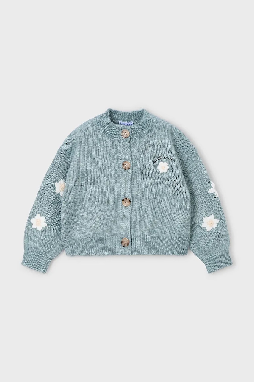 Mayoral cardigan copii culoarea verde, 4309