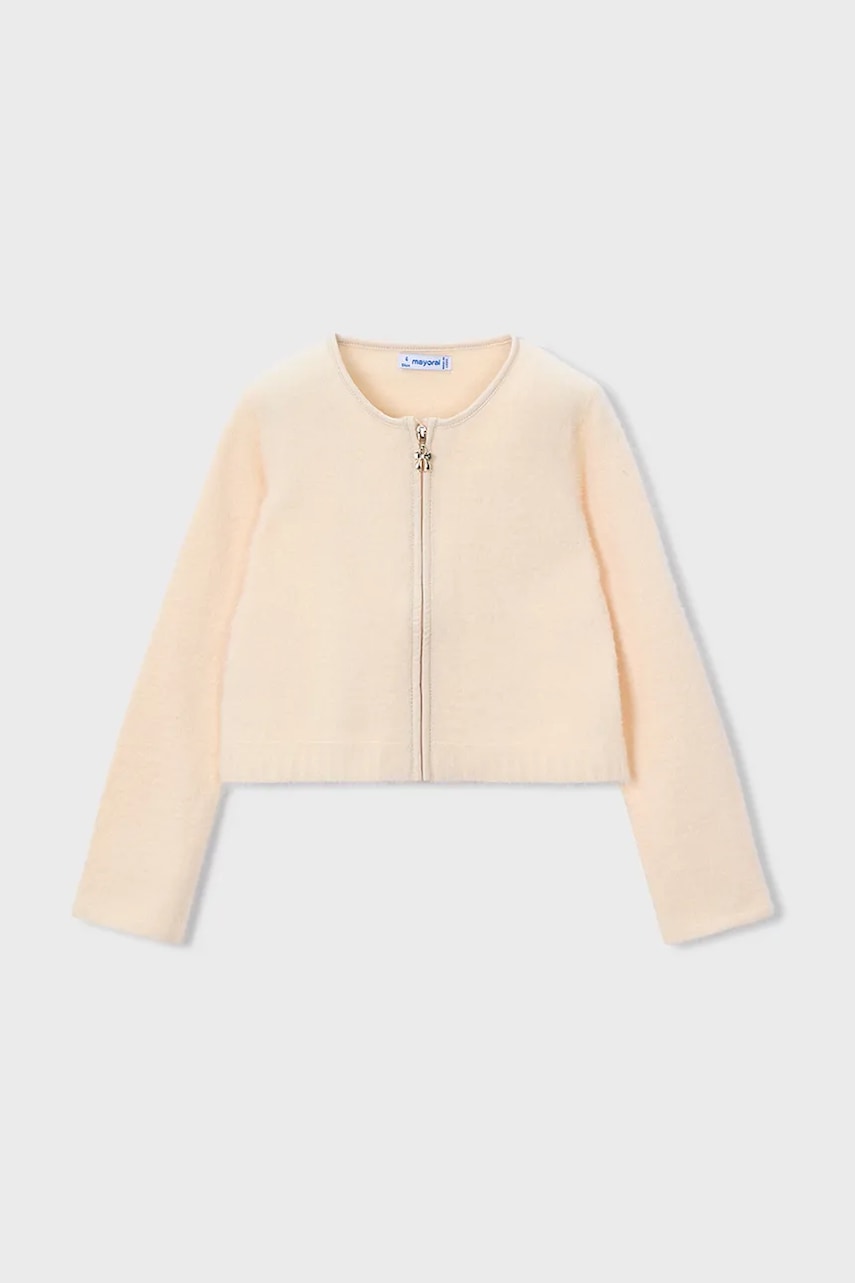 Mayoral cardigan copii culoarea bej, light, 4310