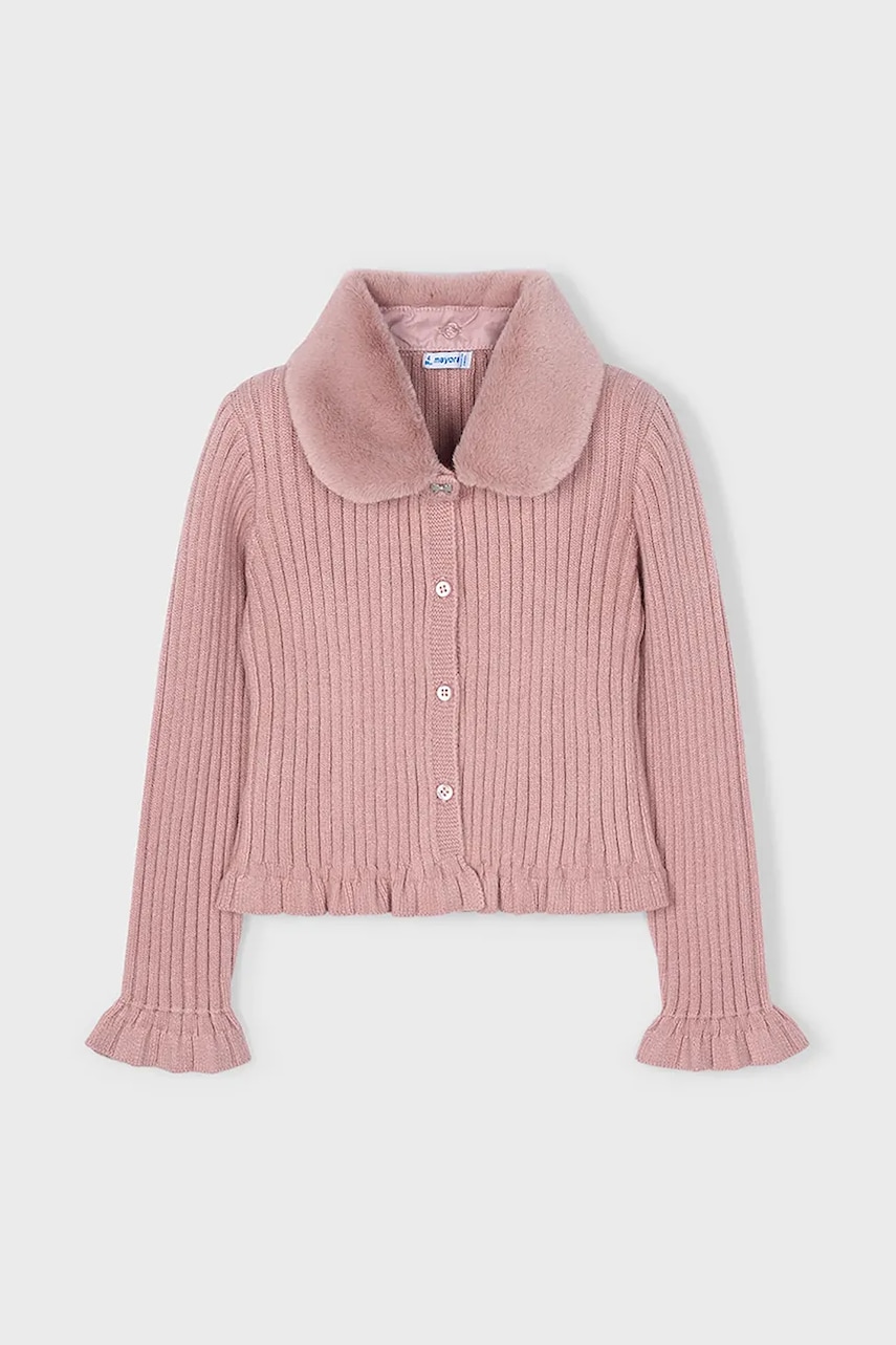 Mayoral cardigan copii culoarea roz, 4311