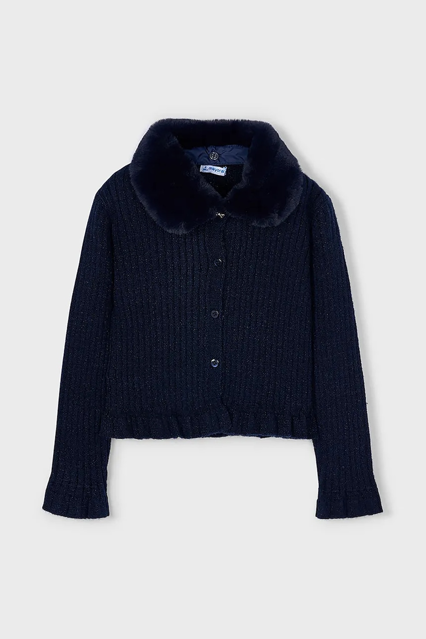 Mayoral cardigan copii culoarea bleumarin, 4311