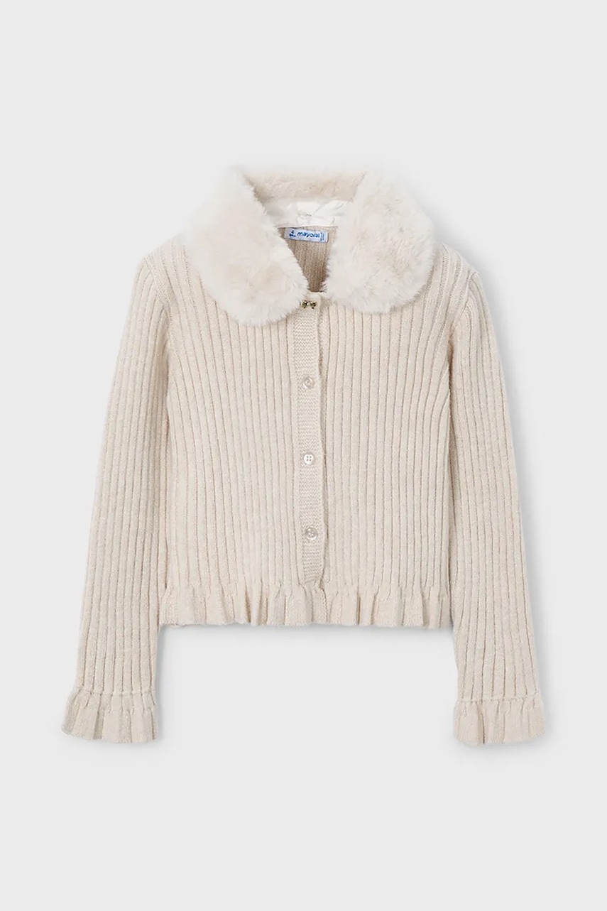 Mayoral cardigan copii culoarea bej, 4311