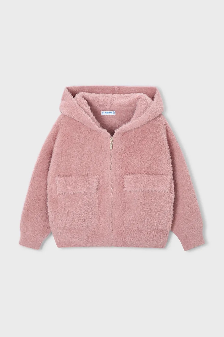 Mayoral cardigan copii culoarea roz, light, 4316