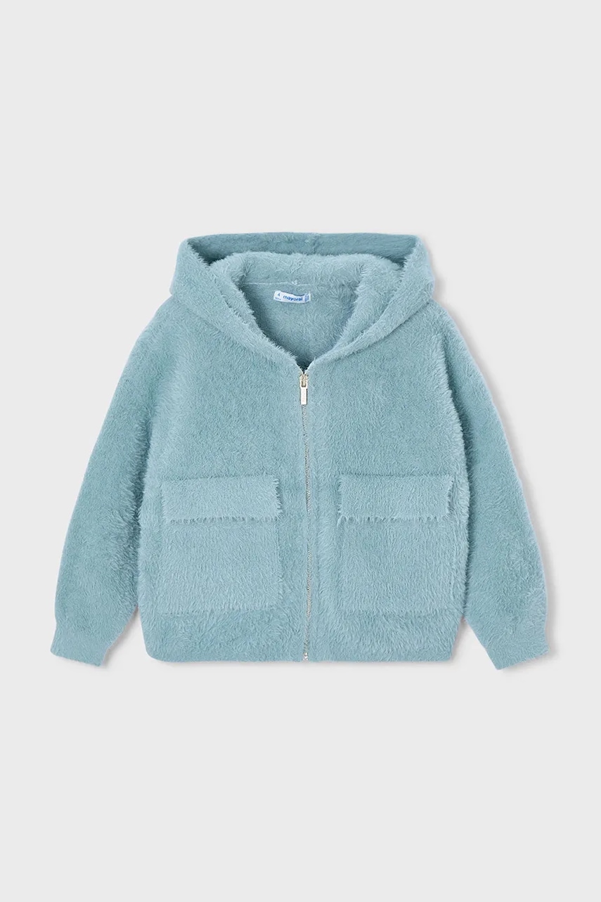Mayoral cardigan copii culoarea verde, light, 4316