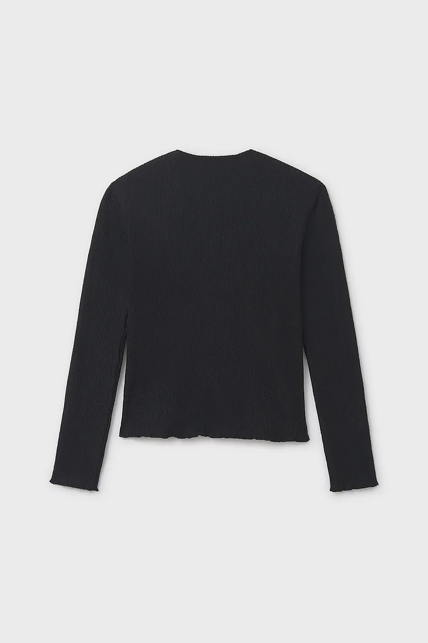 Детский свитер Mayoral цвет чёрный лёгкий 7033