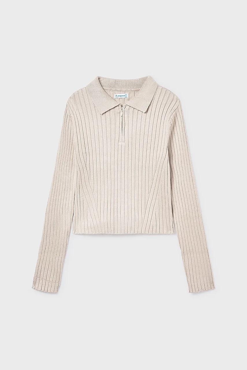 Mayoral pulover copii culoarea bej, light, 7195