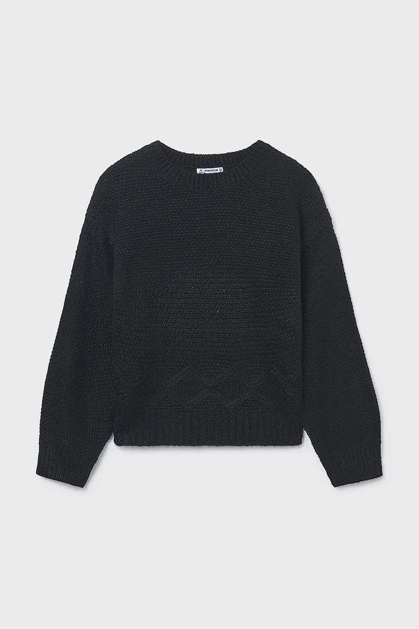 Mayoral pulover copii culoarea negru, light, 7307