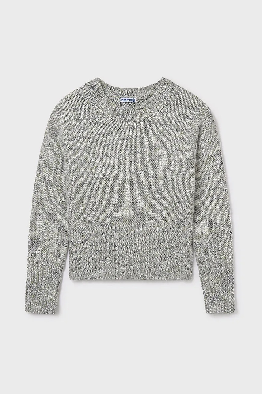 Детский свитер Mayoral цвет зелёный 7314