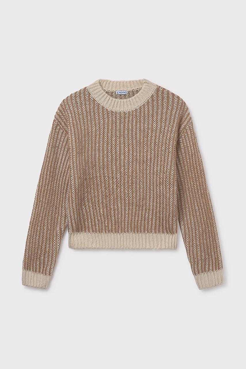Детский свитер Mayoral цвет коричневый 7315