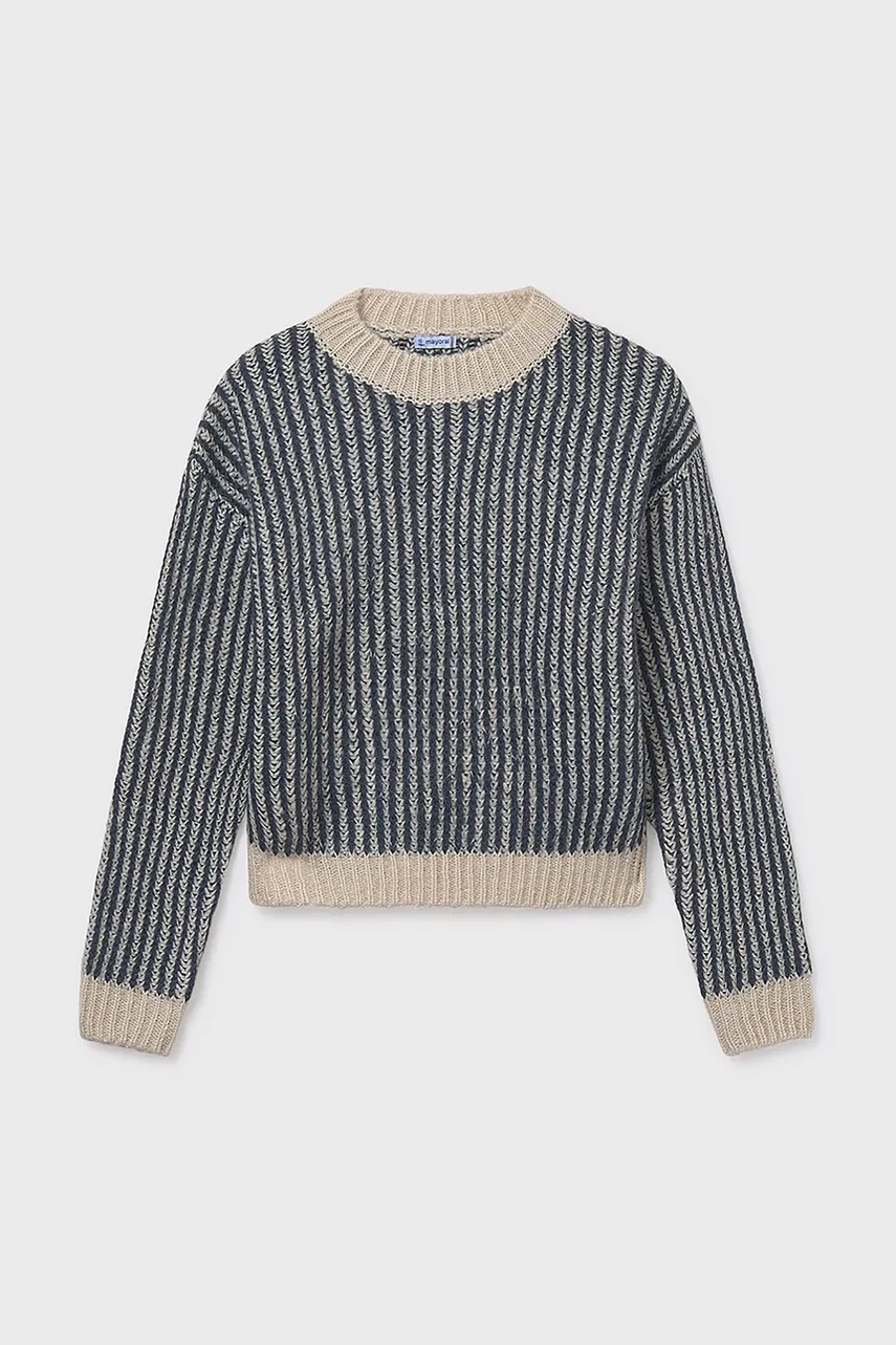 Детский свитер Mayoral цвет зелёный 7315