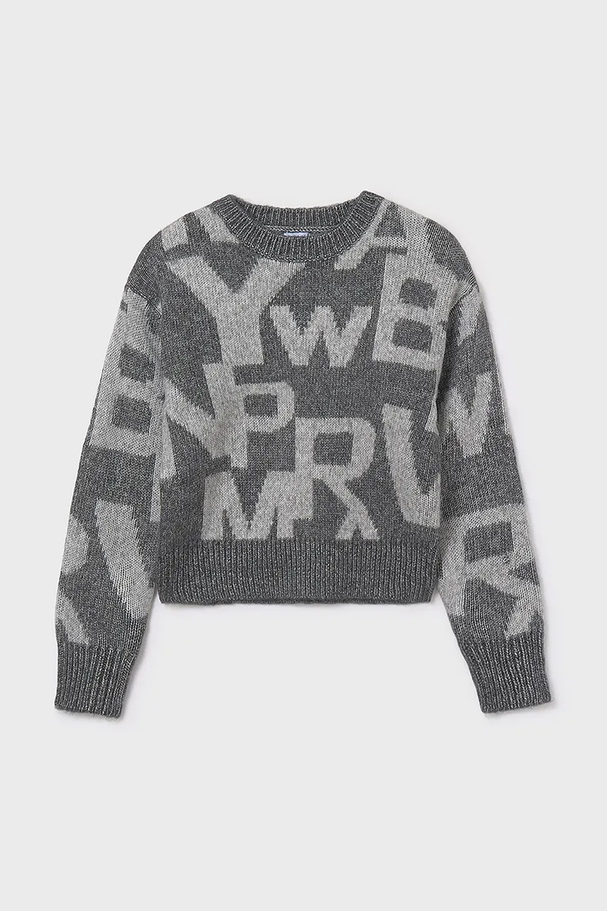 Детский свитер Mayoral цвет серый 7316