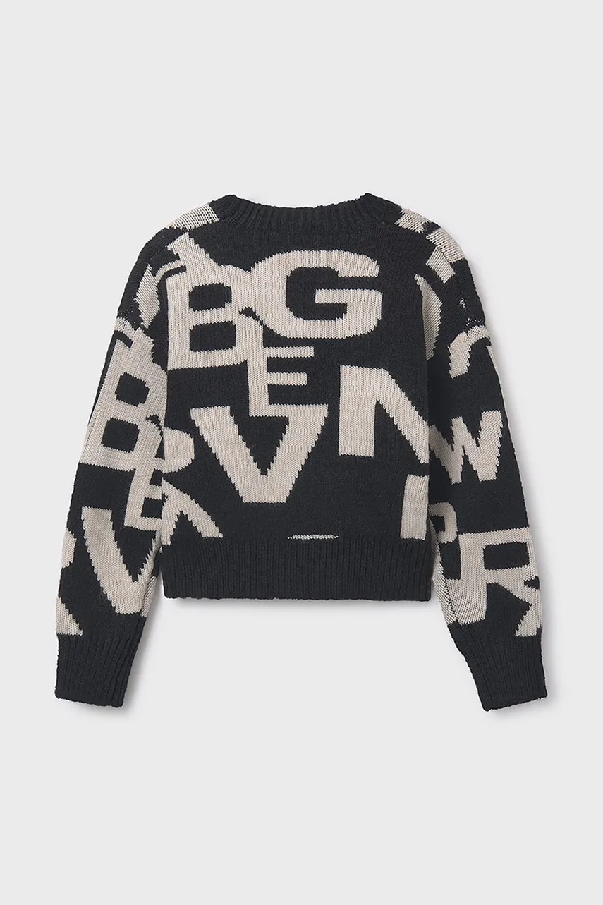 Детский свитер Mayoral цвет чёрный 7316