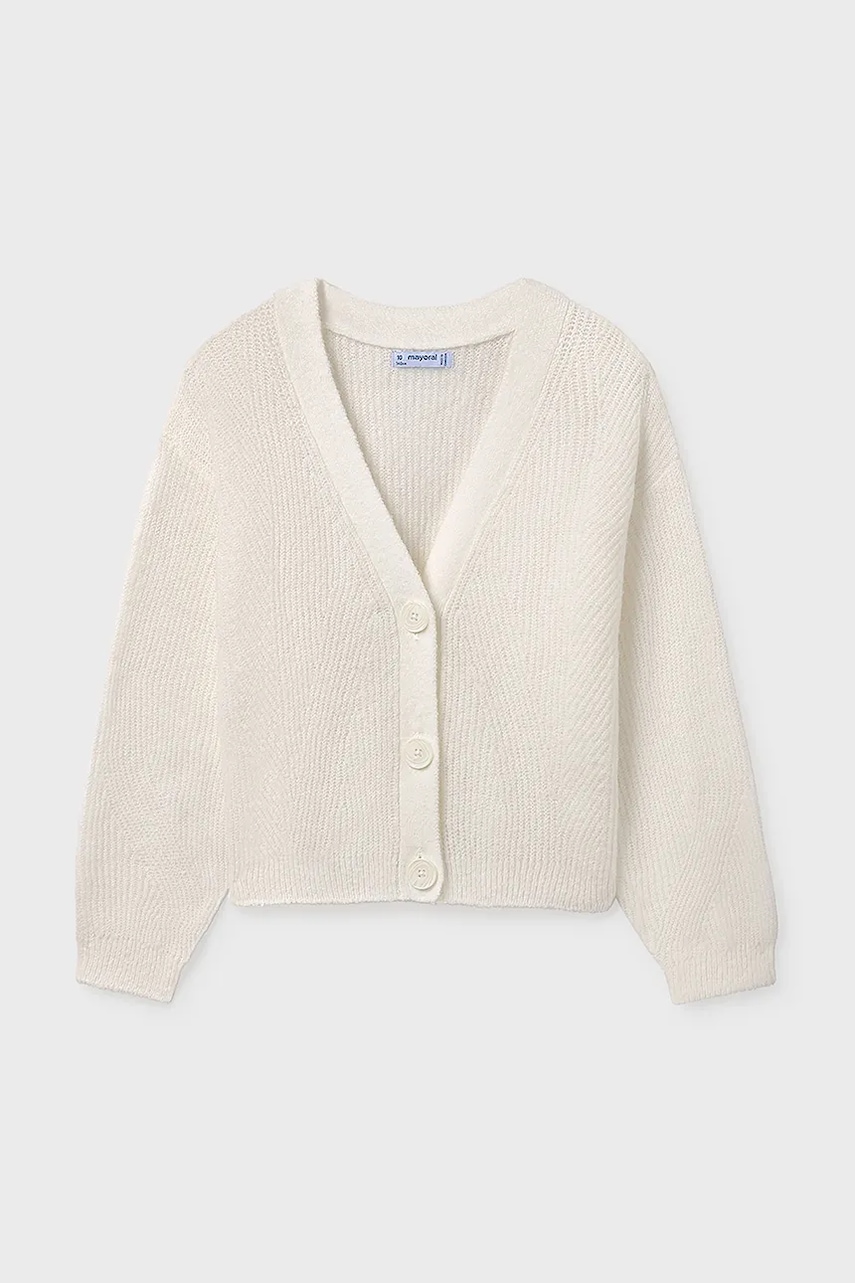 Mayoral cardigan copii culoarea bej, 7317