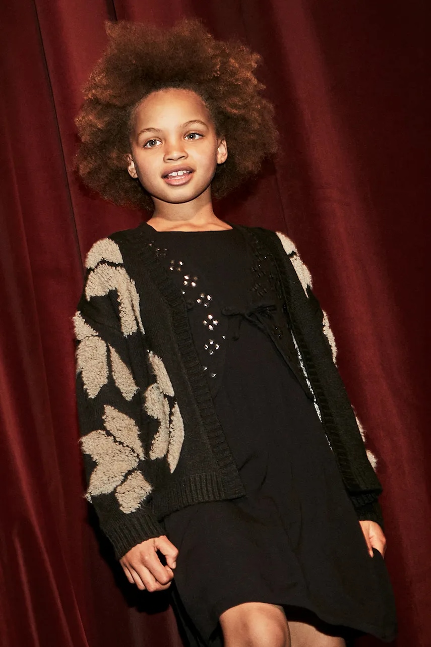 Mayoral cardigan copii culoarea negru, 7318