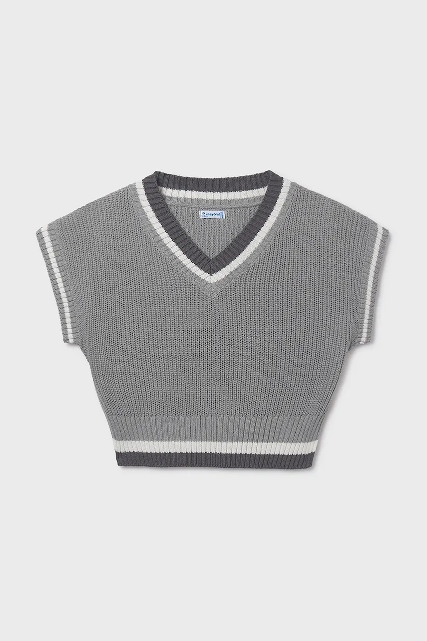 Mayoral vestă copii culoarea gri, 7321