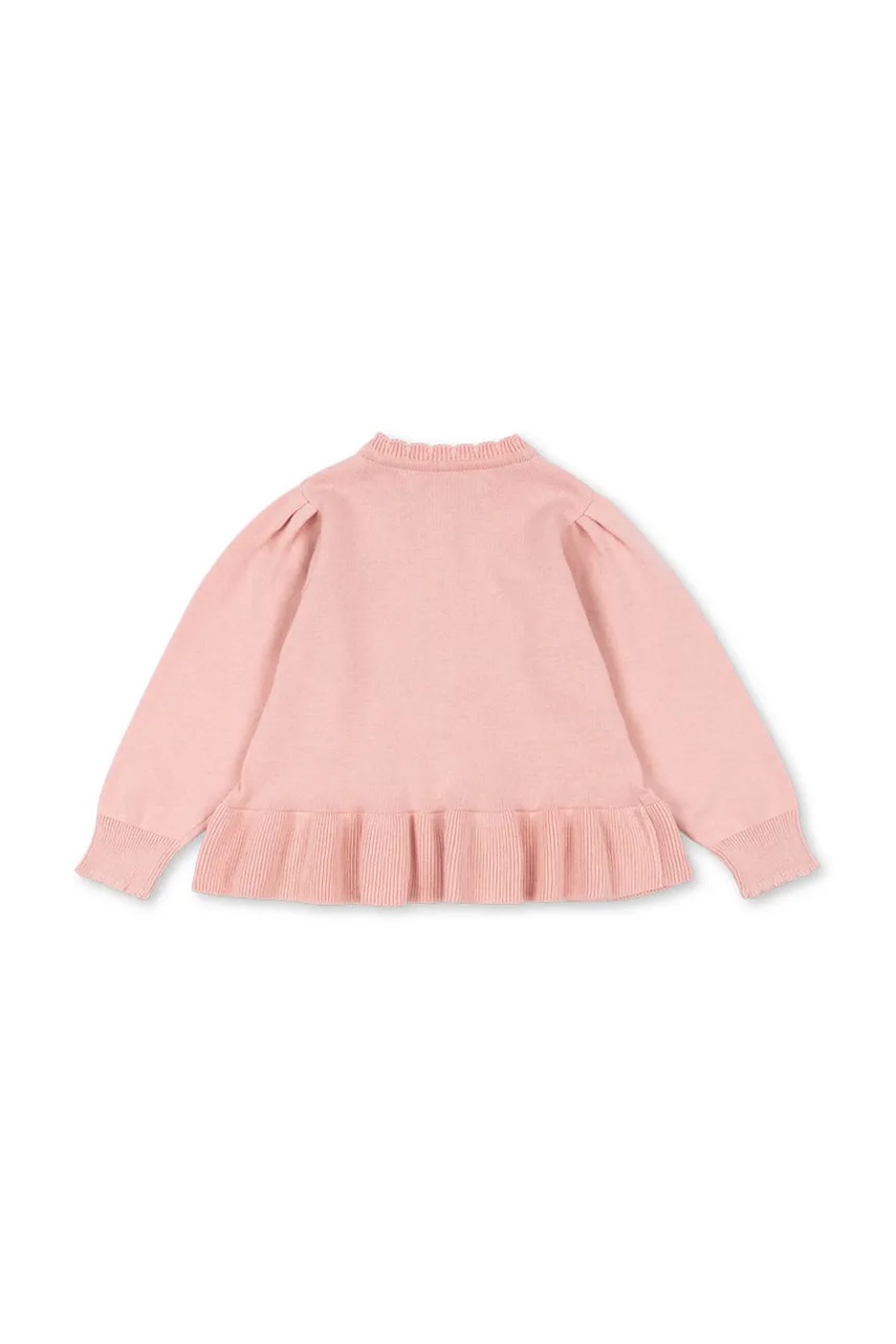 Детский хлопковый кардиган Konges Sløjd SOLEIL CARDIGAN GOTS цвет розовый KS103980 Детский хлопковый кардиган Konges Sløjd SOLEIL CARDIGAN GOTS цвет розовый KS103980
