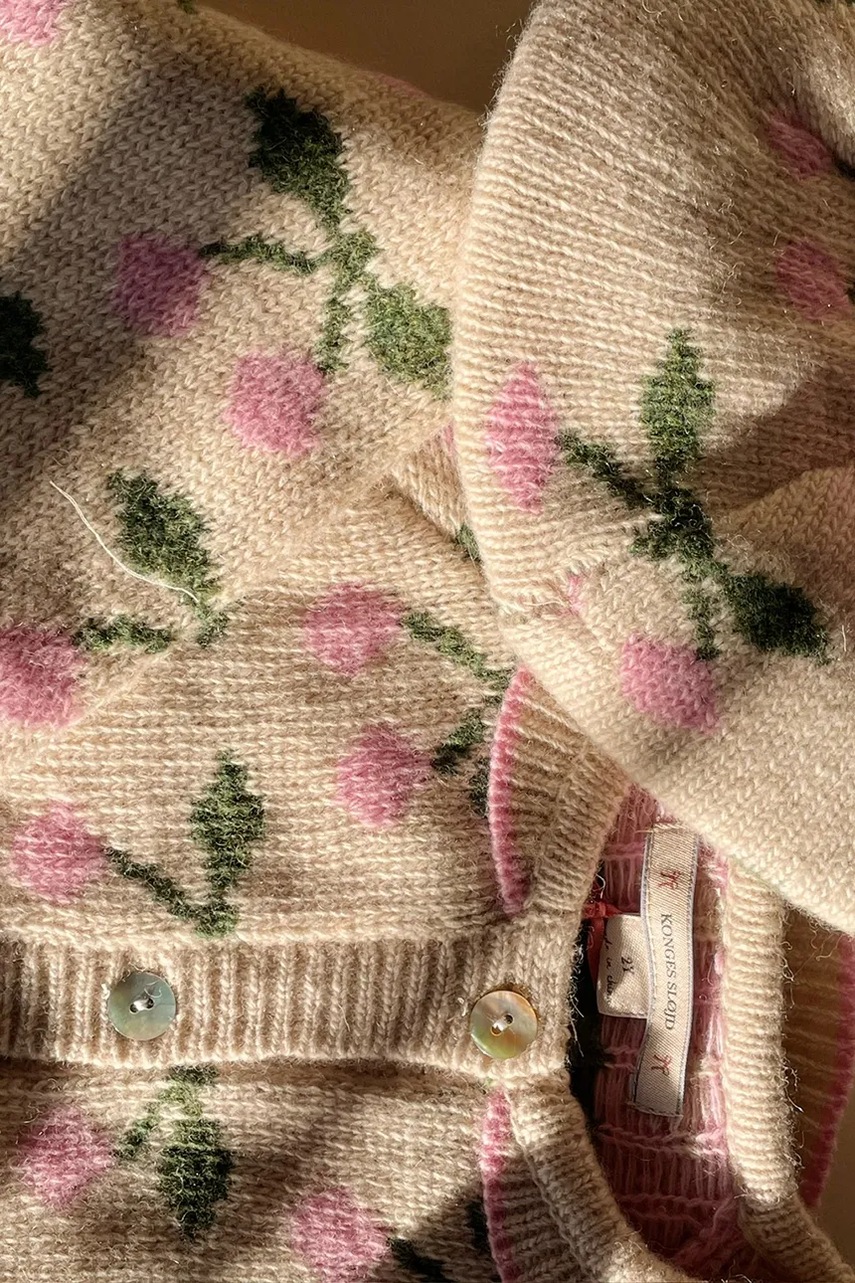 Dětský kardigan Konges Sløjd BELOU KNIT COLLAR CARDIGAN (obrázek 6)