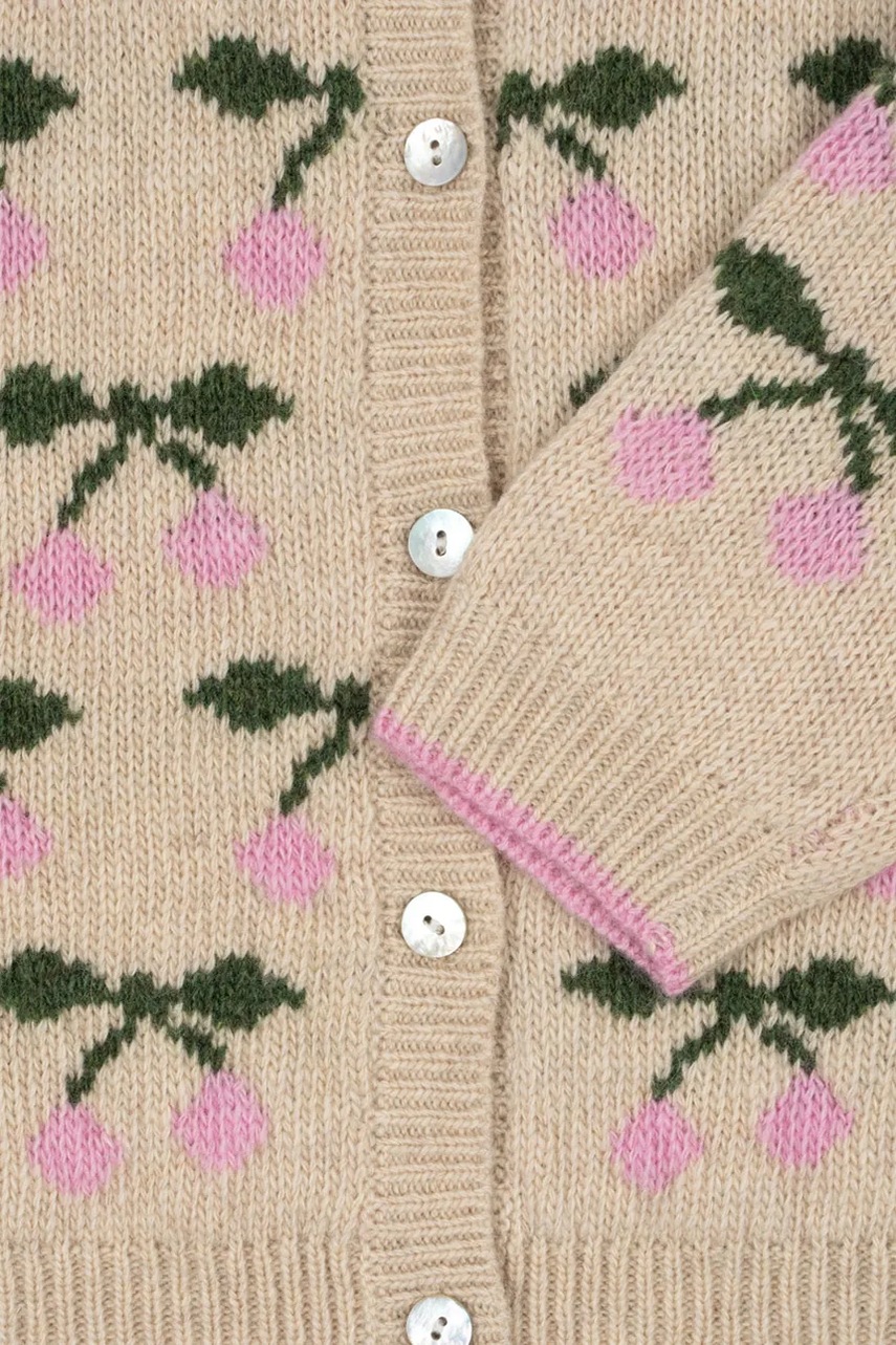 Dětský kardigan Konges Sløjd BELOU KNIT COLLAR CARDIGAN (obrázek 4)