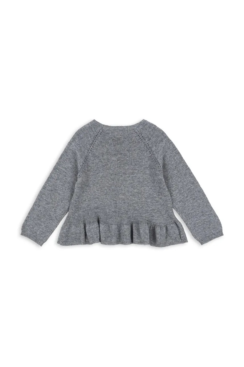 Свитер с добавлением кашемира Konges Sløjd CATHY KNIT SWEATER цвет серый лёгкий KS103748 Свитер с добавлением кашемира Konges Sløjd CATHY KNIT SWEATER цвет серый лёгкий KS103748