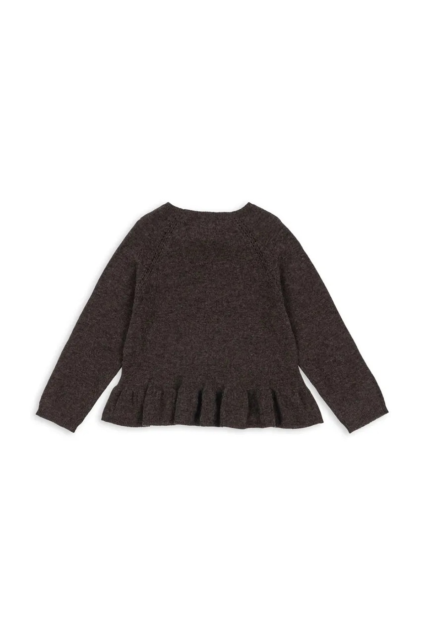 Свитер с добавлением кашемира Konges Sløjd CATHY KNIT SWEATER цвет коричневый лёгкий KS103748