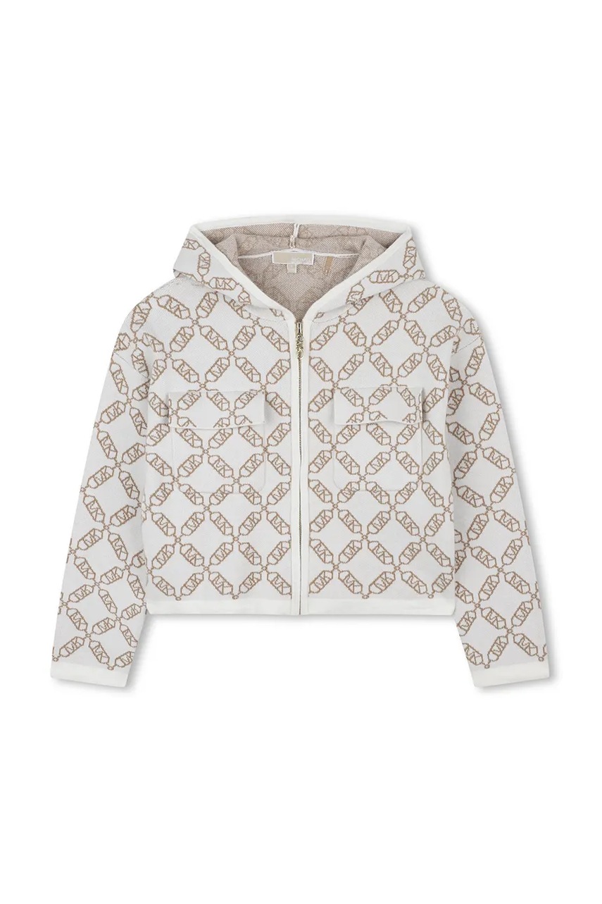 Michael Kors cardigan copii culoarea bej, light, R30470
