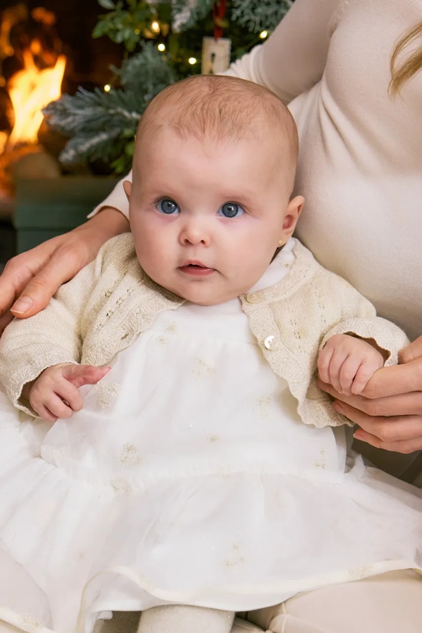 Levně Kojenecký kardigan Mayoral Newborn béžová barva, 307