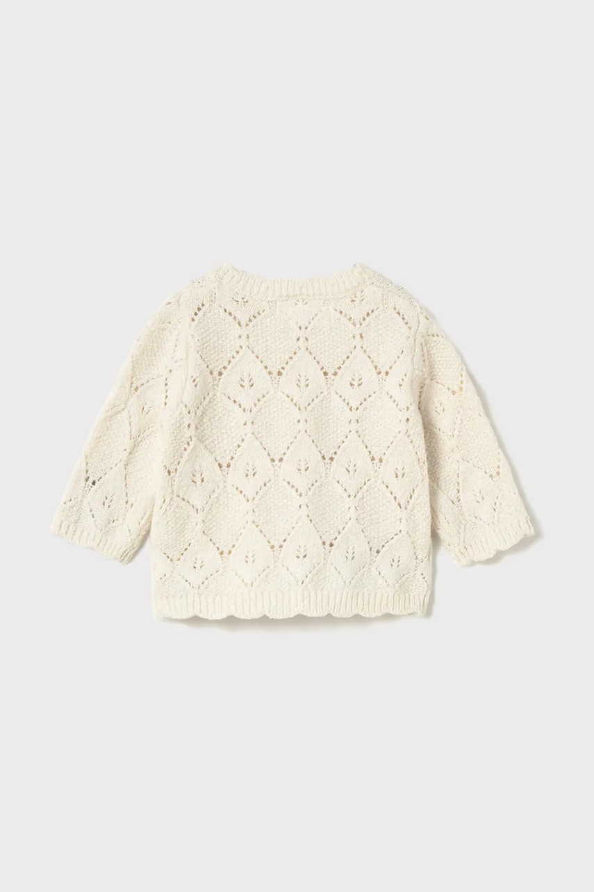 Кардиган для младенцев Mayoral Newborn цвет бежевый лёгкий 2332