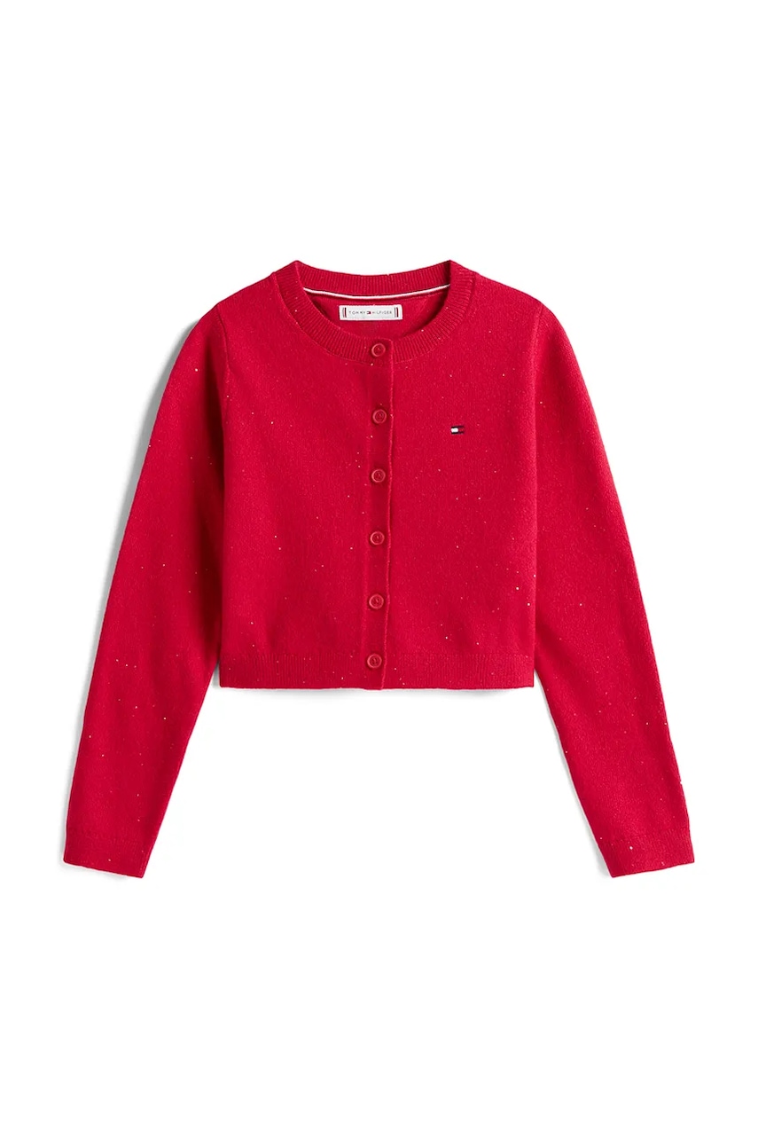 Дитячий кардиган Tommy Hilfiger колір рожевий легкий KG0KG08852 в Тернополі Дитячий кардиган Tommy Hilfiger колір рожевий легкий KG0KG08852 в Тернополі