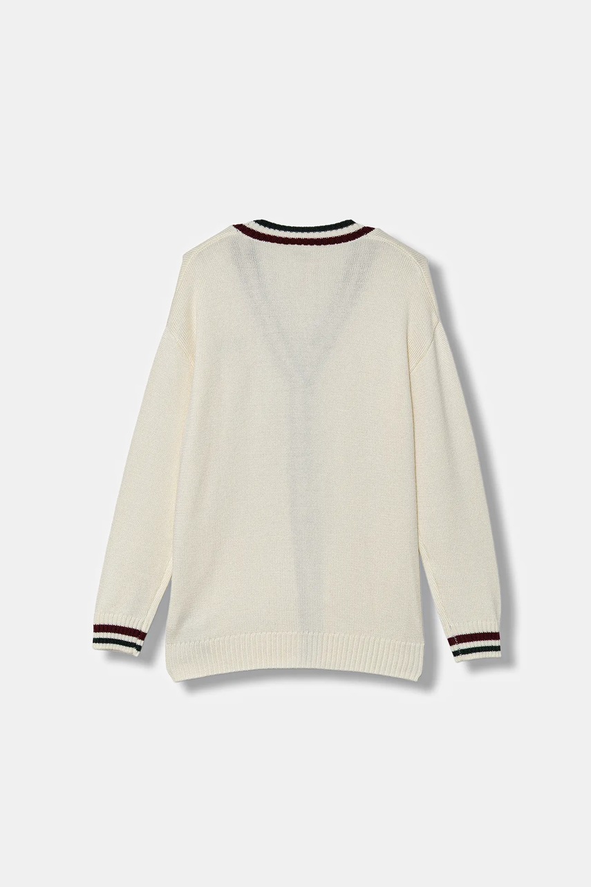 Детский кардиган с добавлением шерсти Guess цвет бежевый J5BR22 Z1152