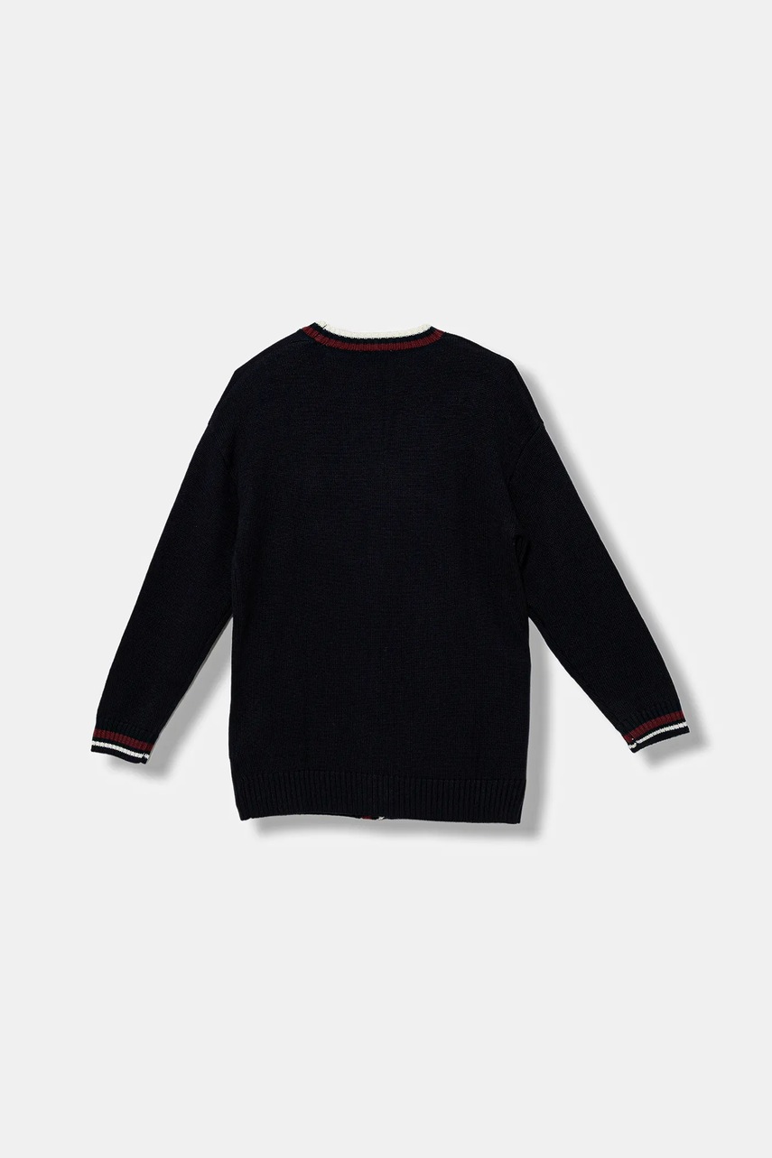 Детский кардиган с добавлением шерсти Guess цвет синий J5BR22 Z1152