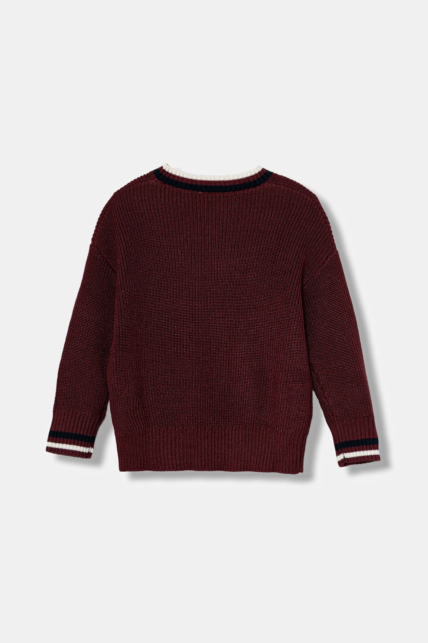 Детский свитер с добавлением шерсти Guess цвет бордовый J5BR23 Z1152