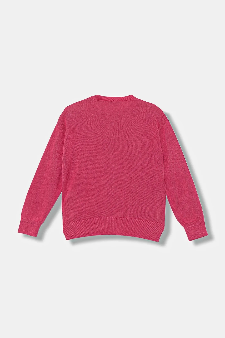 Детский кардиган United Colors of Benetton цвет розовый лёгкий 19DKC500Y Детский кардиган United Colors of Benetton цвет розовый лёгкий 19DKC500Y