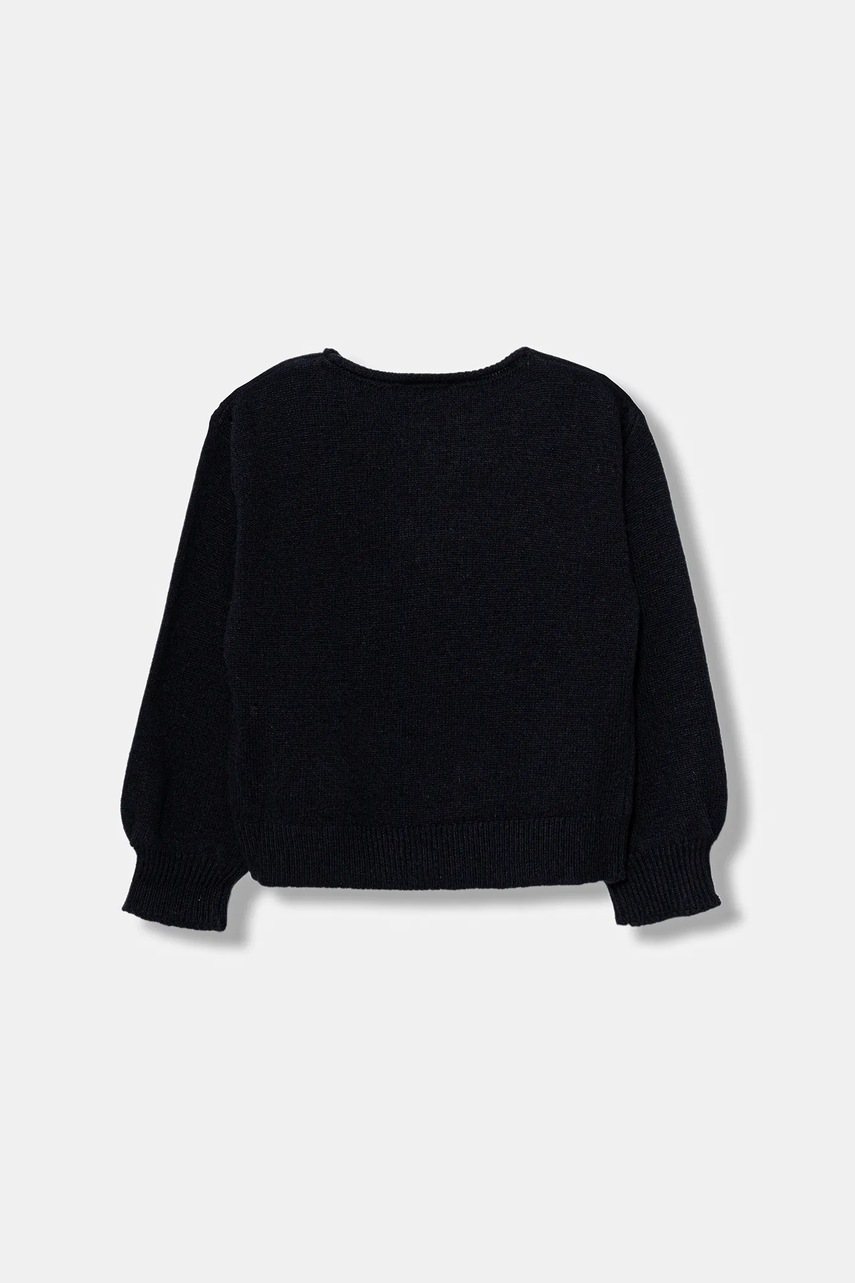 Детский свитер с добавлением шерсти United Colors of Benetton цвет синий лёгкий 126WC108Q